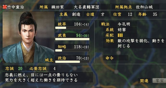 竹中半兵衛重治