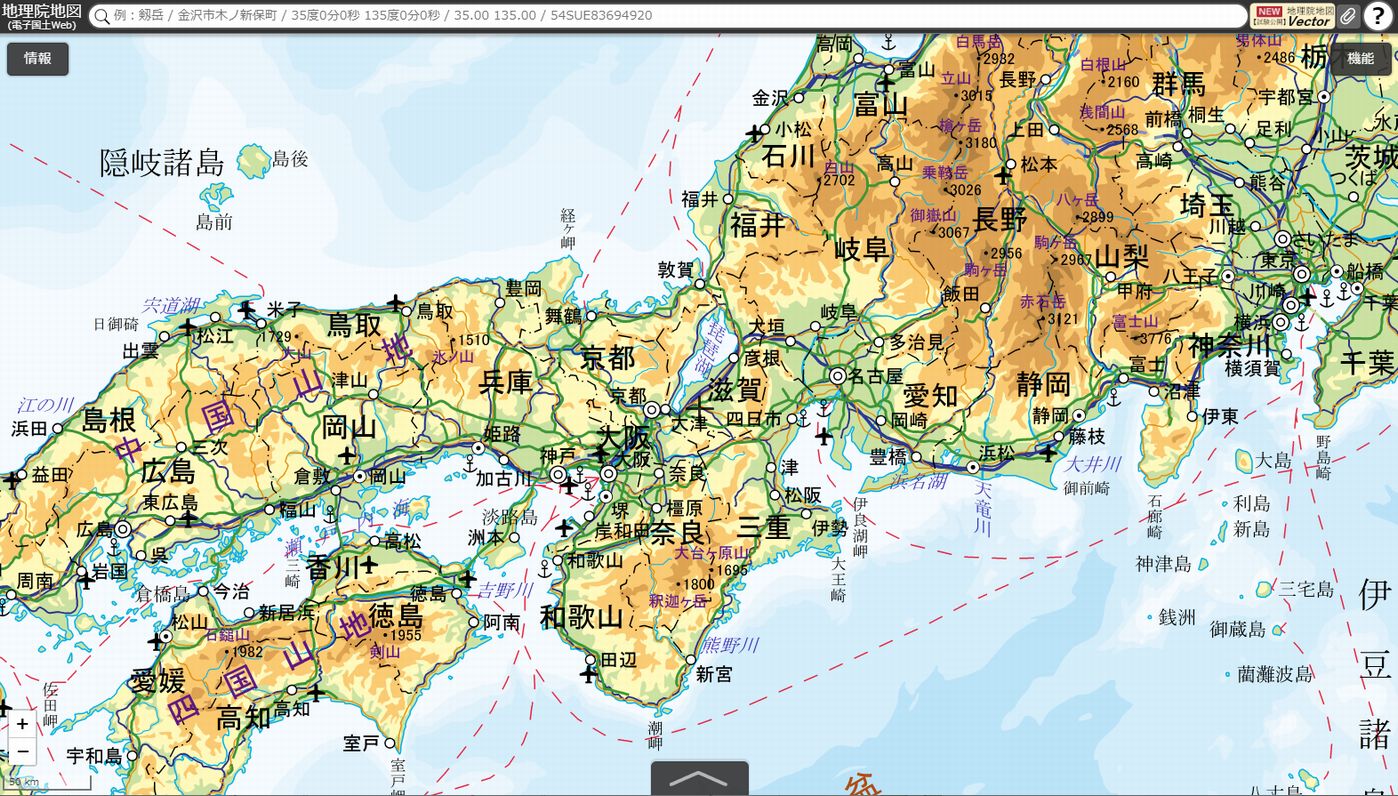 日本地図